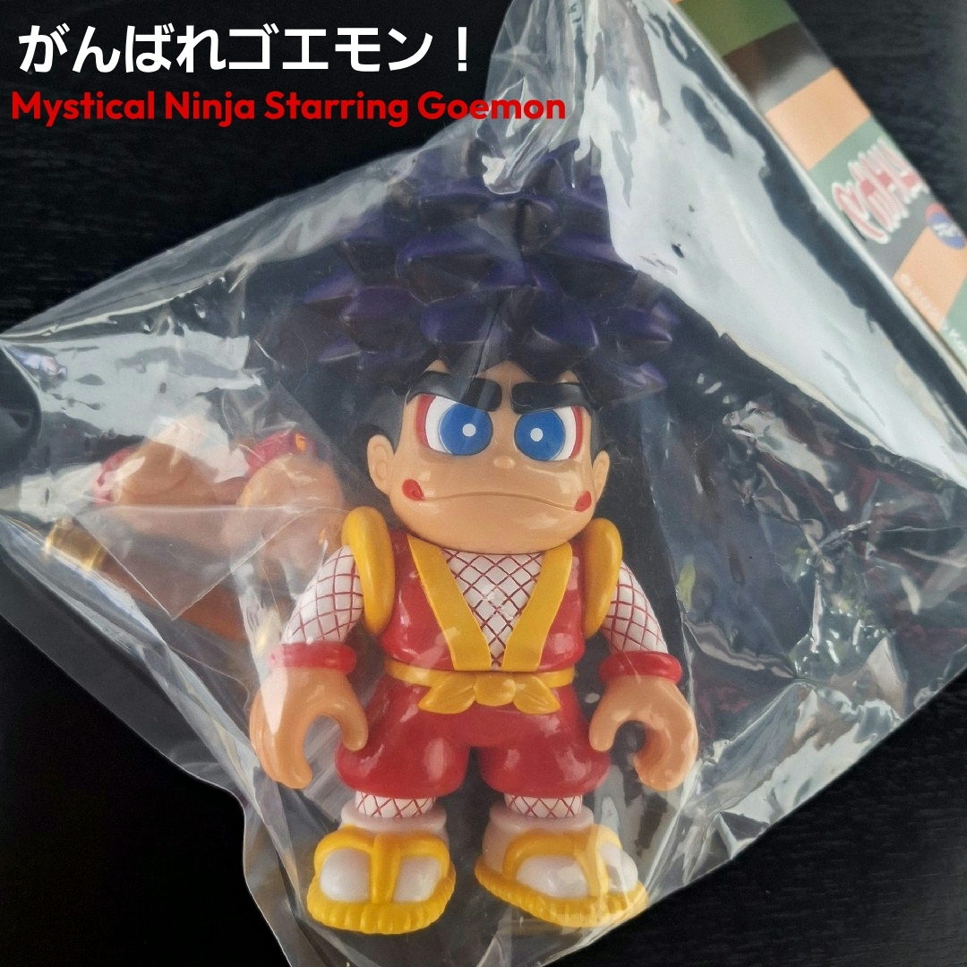 KONAMI - 新品未開封 がんばれゴエモン FTWRTOY×幻怪屋 ソフビ コナミ