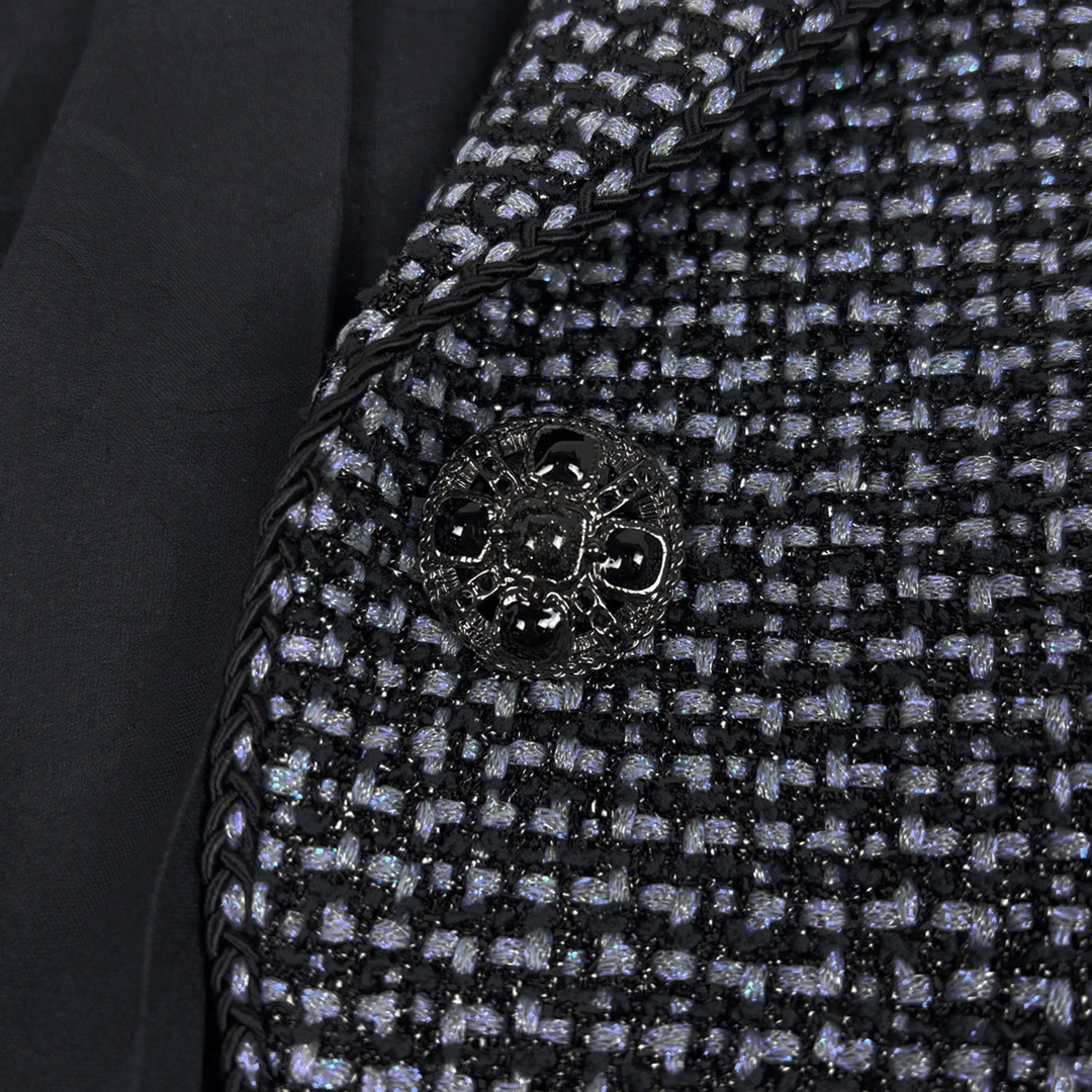 CHANEL - シャネル ココマークボタン ジャケット レディース 38 【中古