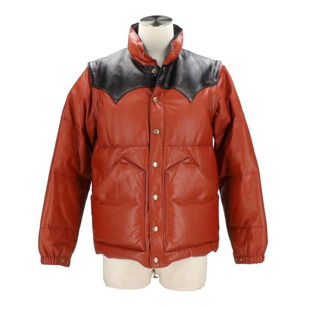 Rainbow Country レインボーカントリー/レザーダウンジャケット/サイズ