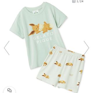 gelato pique - ジェラピケ スーパーマリオ ピーチ姫 パジャマセット