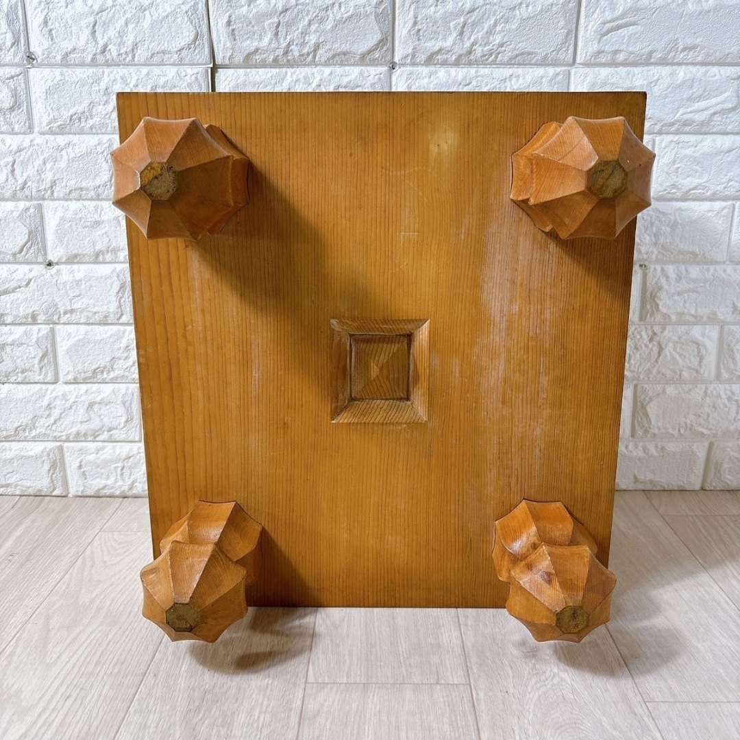 囲碁セット 天柾 5.7寸 蛤碁石 36号 174個 那智黒 179個 特大碁笥 囲碁