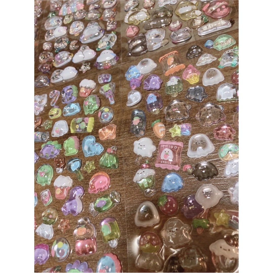 074 ボンボンドロップ系 8枚セット 硬化シール 大量セット まとめ売り