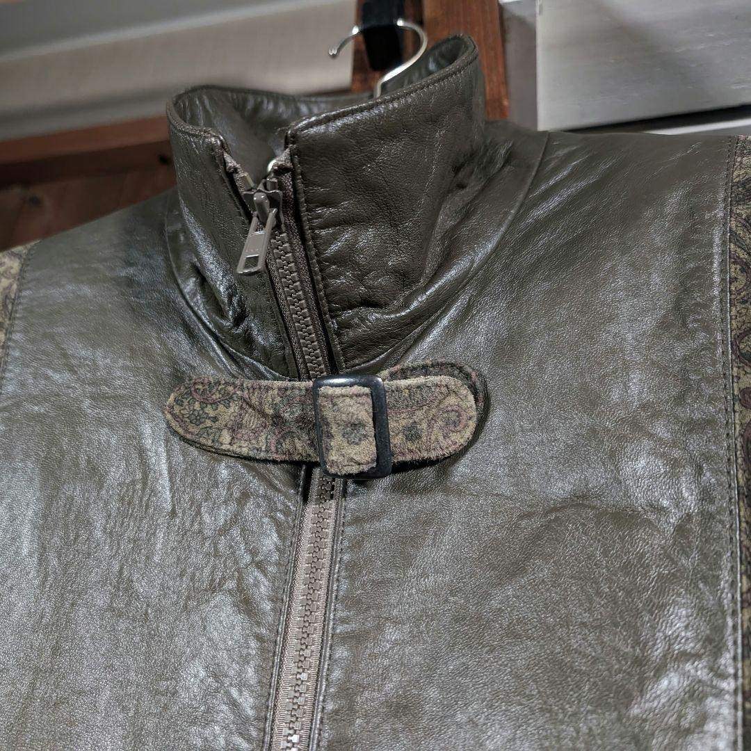 VINTAGE - イタリア製 90s ビンテージ クレイジーパターン ペイズリー