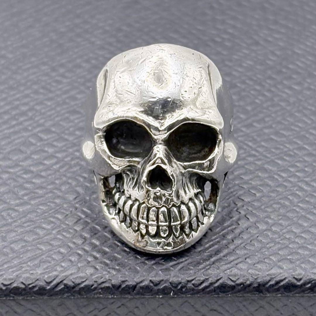 DEAL DESIGN - ディールデザイン リアルフェイス リング 18号 スカル