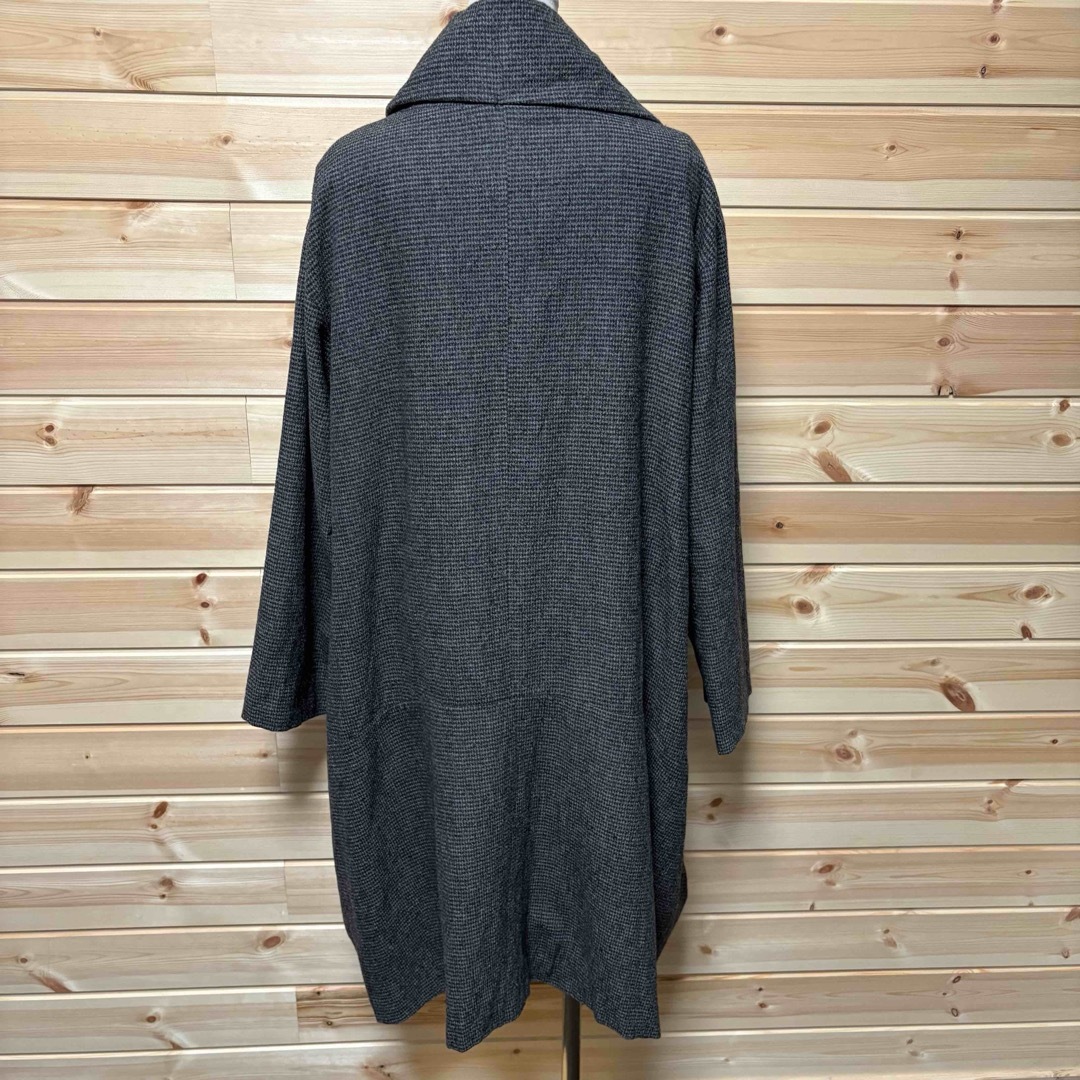 Sensounico - 美品！慈雨 ジウ ビッグカラー コート 40 変形