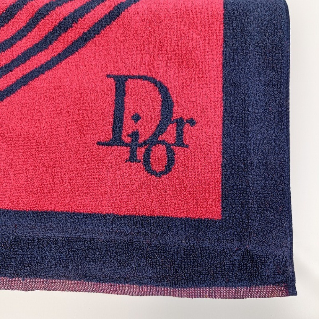 Christian Dior - クリスチャンディオール バスタオル レッド×ネイビー