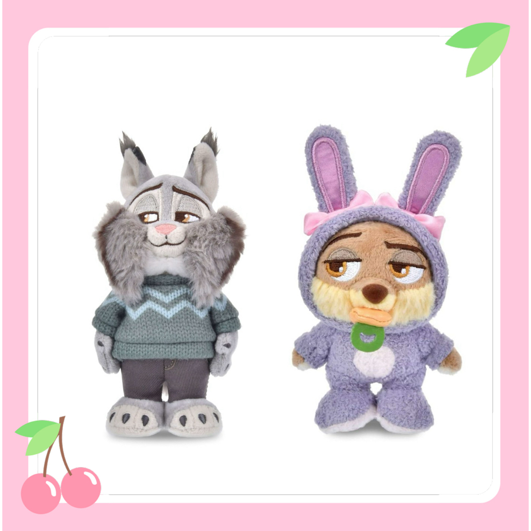 Disney - パウバート＆フィニック 顔厳選 ぬいぐるみstanDs ズートピア