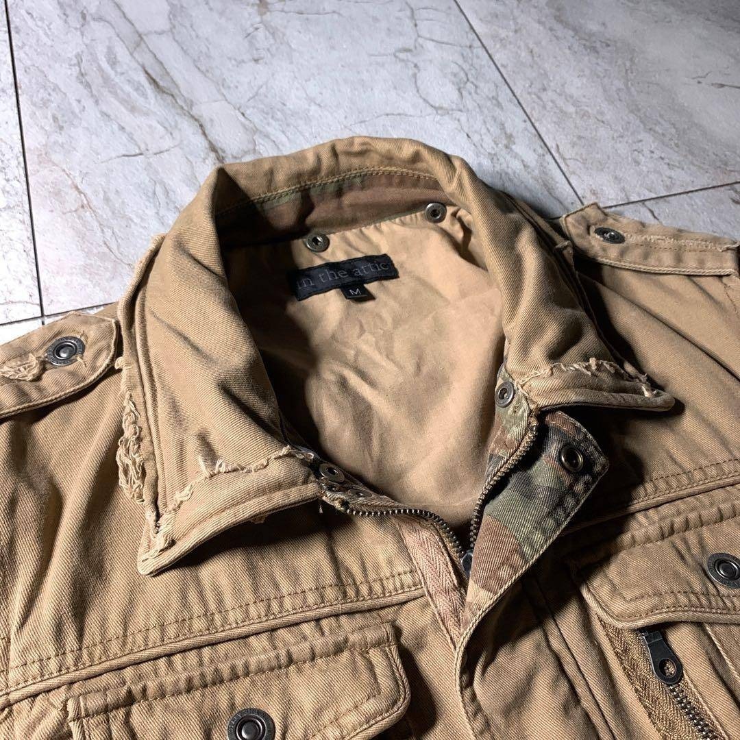 in the attic - 00s archive ギミック ダブルジップ 短丈ミリタリー