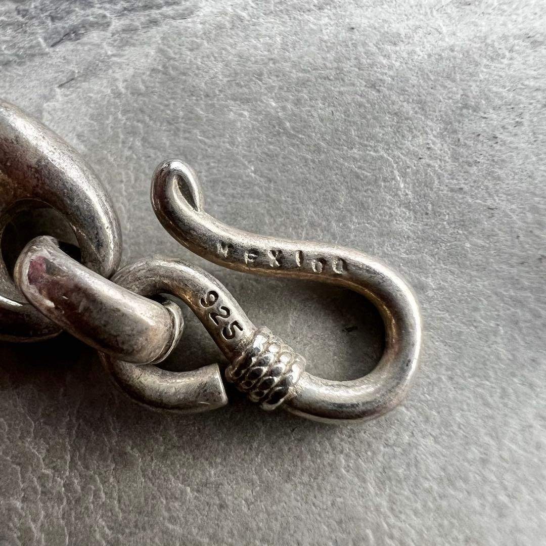 ヴィンテージ メキシコ アンカーチェーン ブレスレット 豚鼻