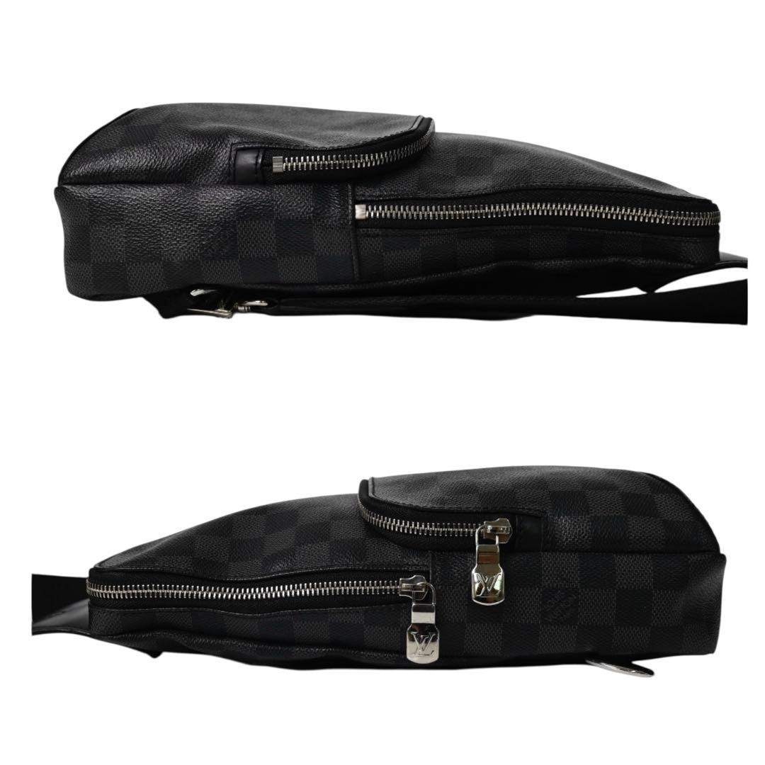 LOUIS VUITTON - 【美品】ルイヴィトン ダミエ ブラック ボディバッグ