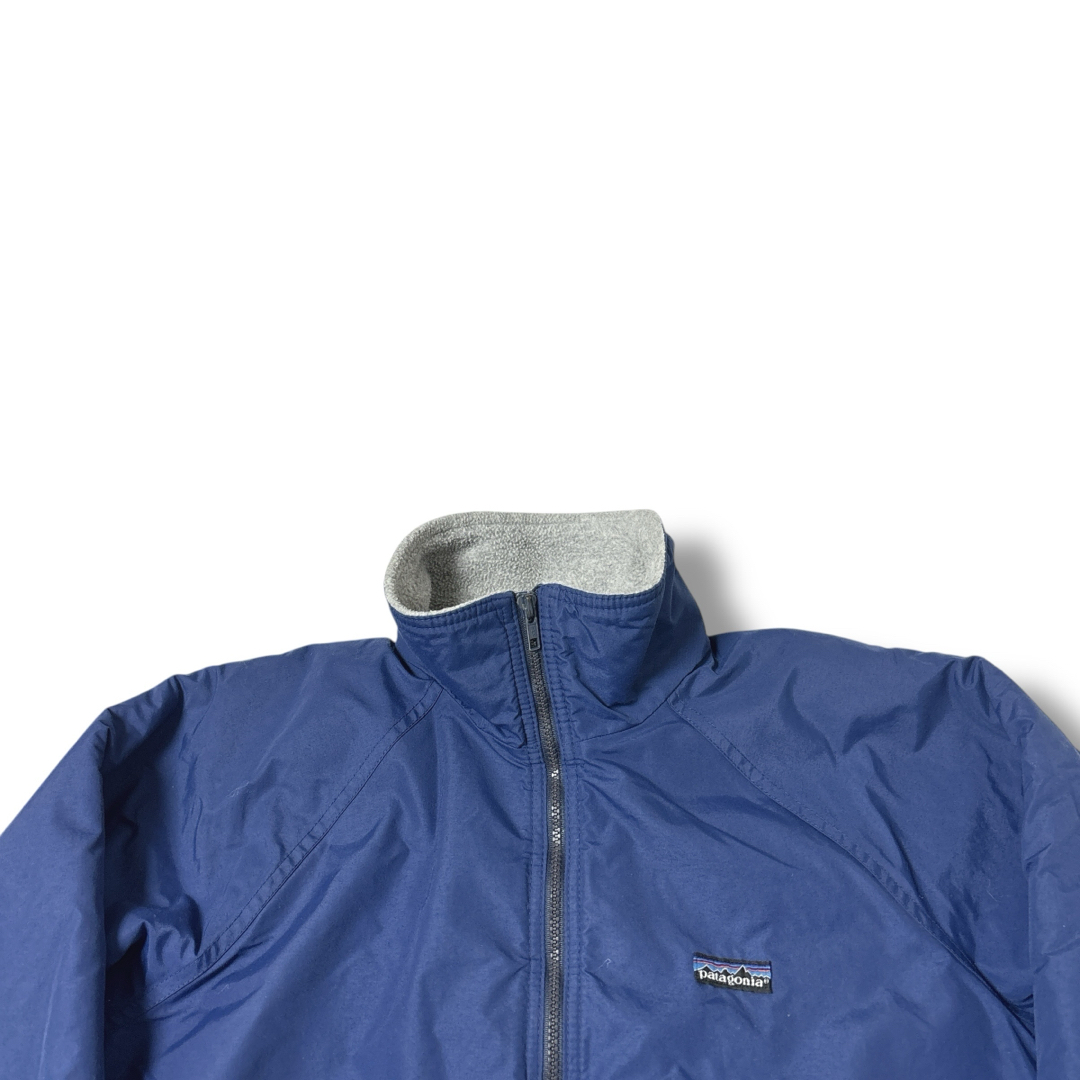 patagonia - 80s パタゴニア シェルドシンチラジャケット ネイビー usa