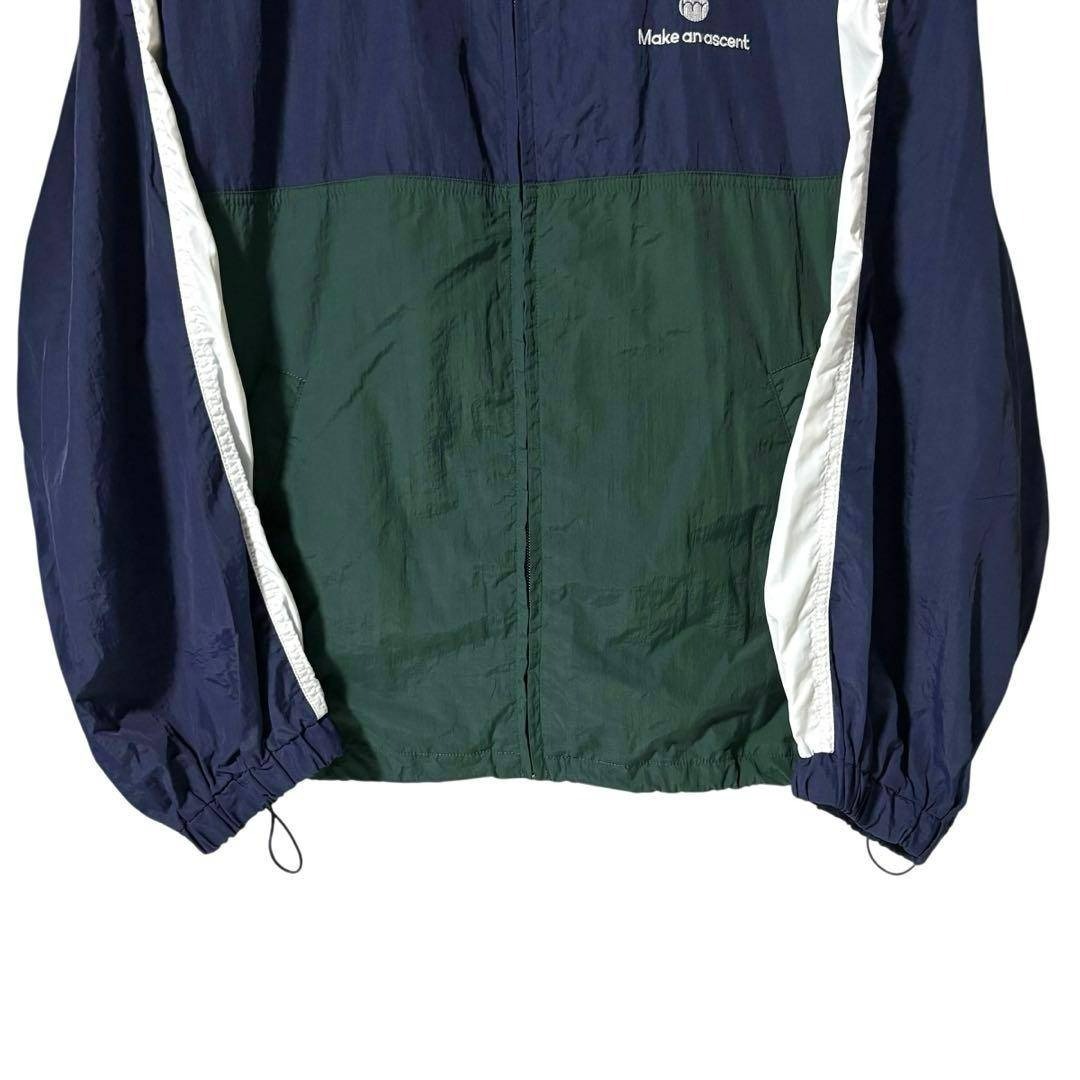 Make an ascent ナイロンジャケット ネイビー/グリーン Lの通販 by