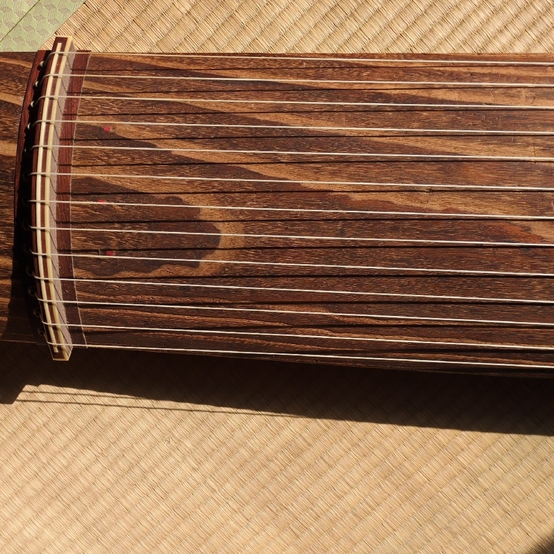 ①※※廃棄します※※生田流 師範代使用品☆十三絃 お琴 箏 琴 和楽器の