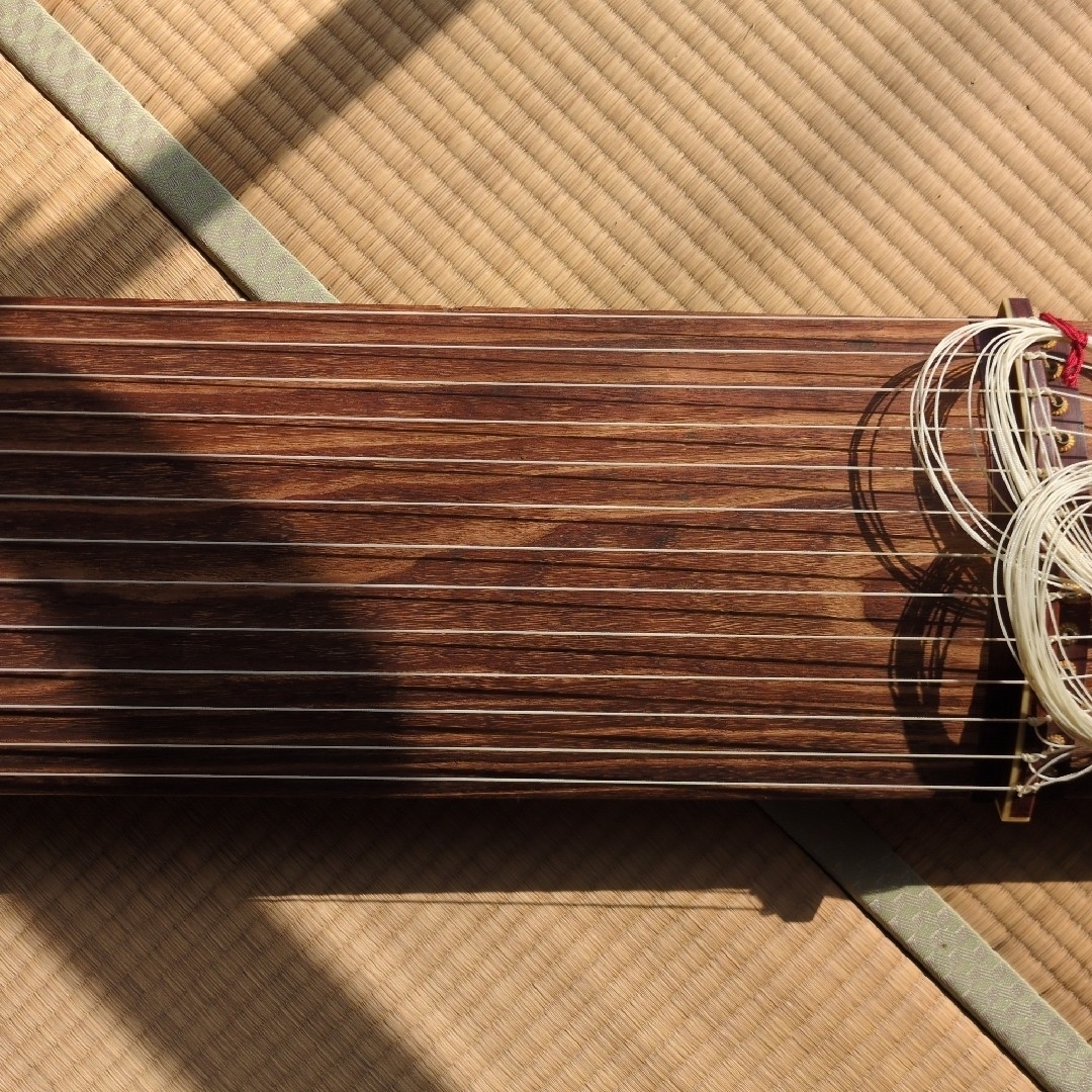 ①※※廃棄します※※生田流 師範代使用品☆十三絃 お琴 箏 琴 和楽器の