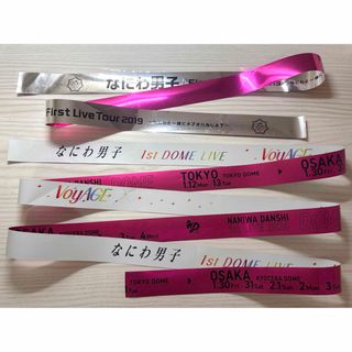 Johnny's - なにわ男子 銀テ ピンクの通販 by hiiiiiii's shop