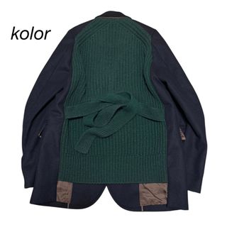 kolor - Kolor カラー コーチジャケット ドッキングの通販 by けけけ