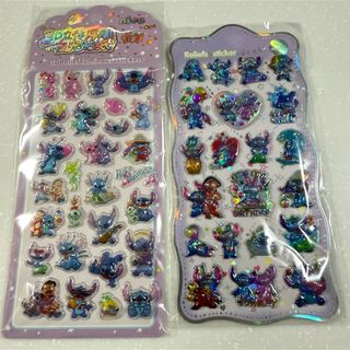 STITCH - ピンバッジ ①ディズニーランド32周年 ②スティッチエン