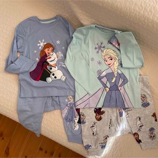 アナと雪の女王 - 【新品】アナ雪 ディズニー キルトパジャマ 長袖