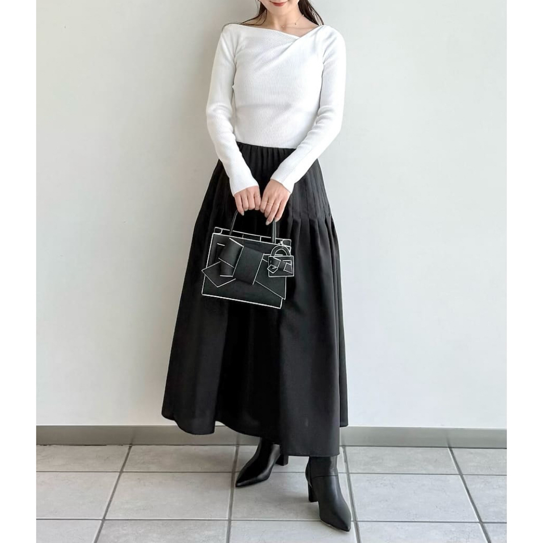 FRAY I.D - FRAYI.D フレイアイディー シルクブレンドアシメデコルテ