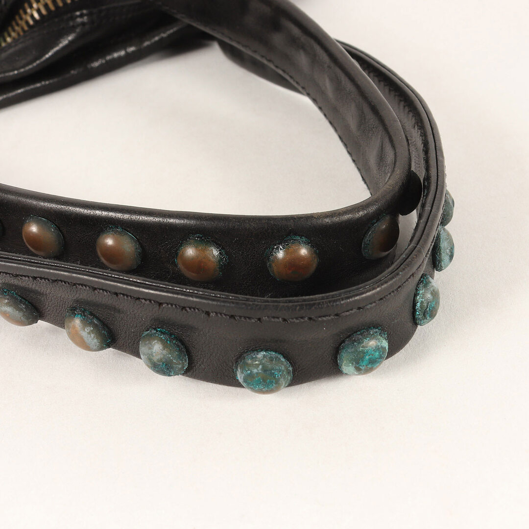 HTC - HTC エイチティーシー バッグ ブラック 黒 | スタッズ付き