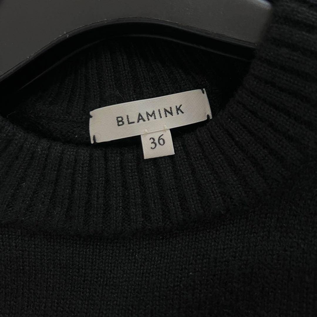 BLAMINK ブラミンク カシミヤ シルク ニット セーター ブラック