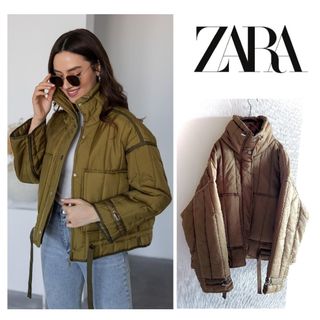 ZARA - 【美品】ZARAショートダウンMサイズの通販 by みなみ's shop