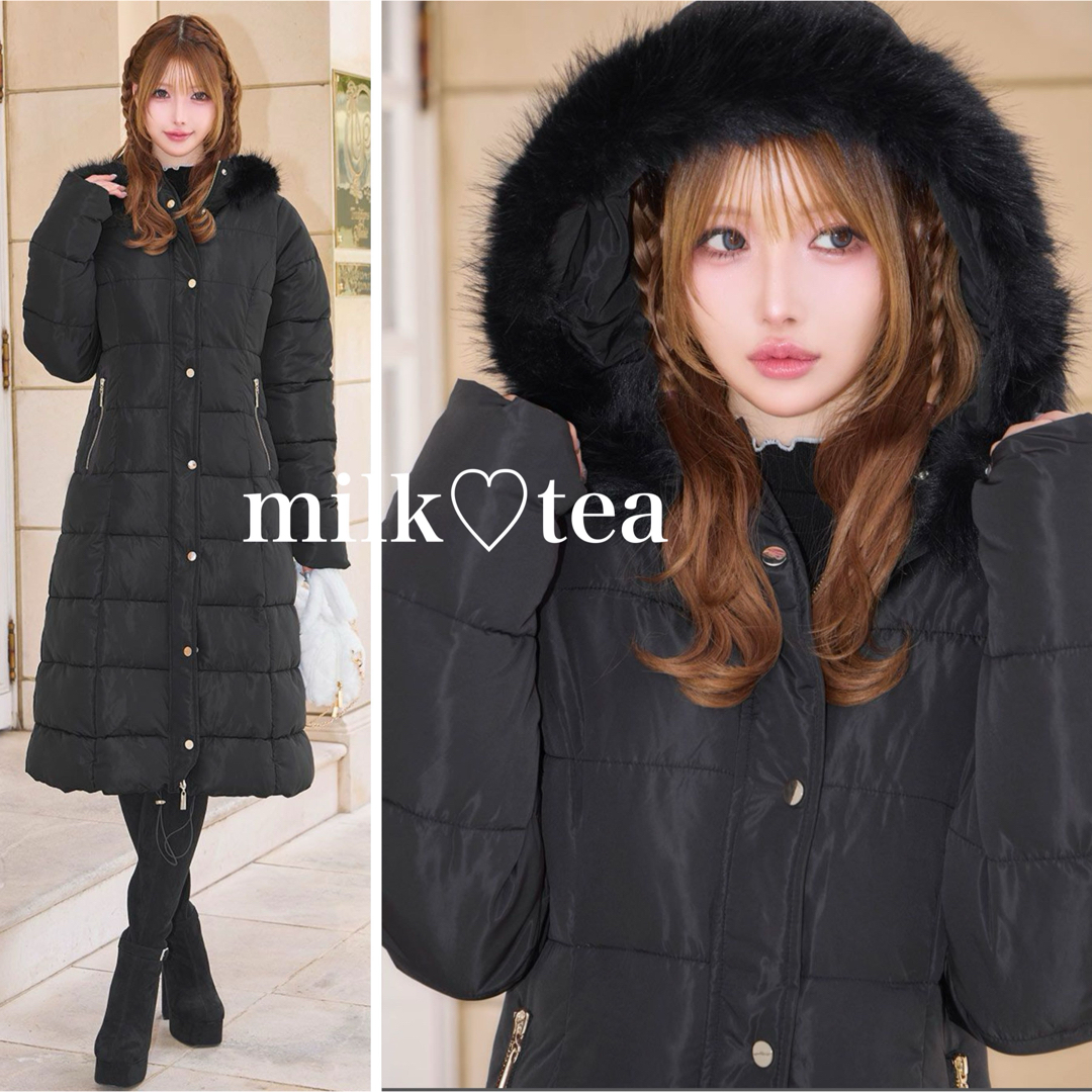 新品タグ付き シェリミー Cherimi ロングファイバーダウン Rady 黒