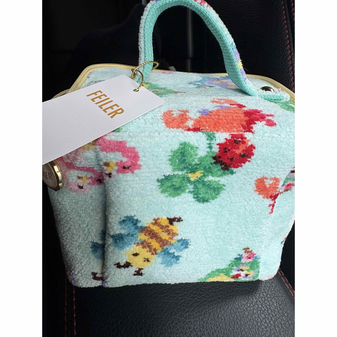 FEILER - 神崎恵さんフェイラー⭐︎バニティポーチ⭐︎ペールグリーン