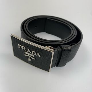 PRADA - ☆美品☆ 鑑定済み PRADA プラダ ベルト サフィアーノ レザー