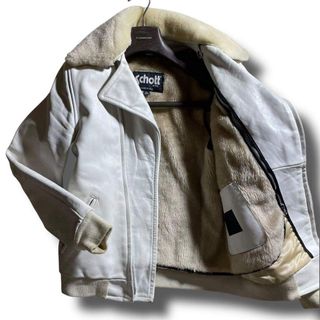 schott（ライダースジャケット ・ ホワイト/白色系）のフリマアイテム一覧
