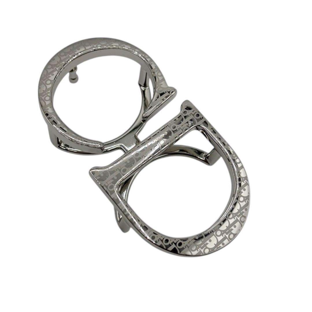 ⭐️美品⭐️クリスチャンディオール CD ICON オブリーク ベルトバックル