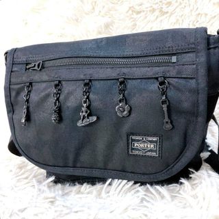 PRADA プラダ クロコ型押し ナイロン×レザー ショルダーバッグ