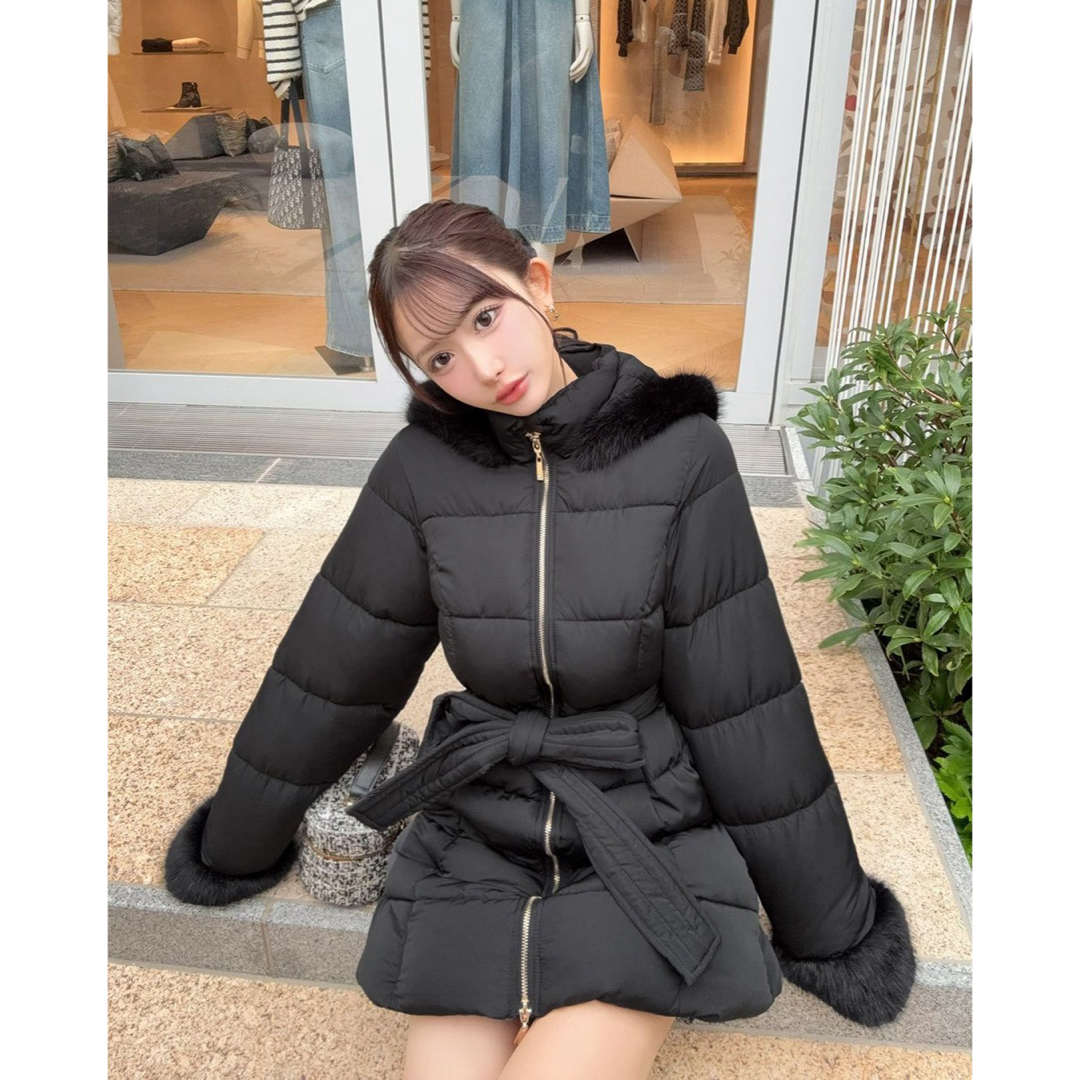 Cheri mi - 新品タグ付き シェリミー くびれリボンファイバーダウン