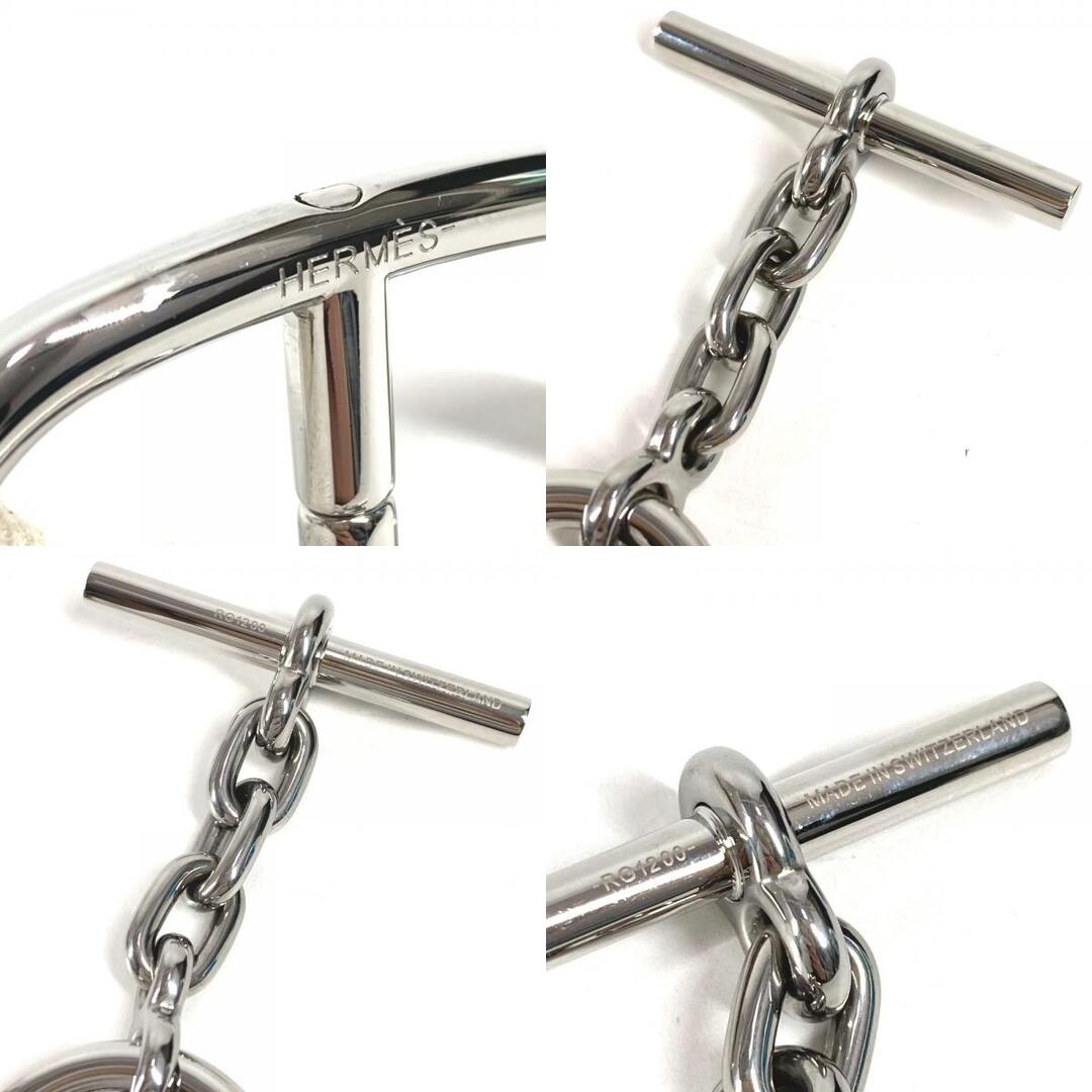 HERMES - エルメス HERMES ロゴ シェーヌダンクル キーリング チェーン