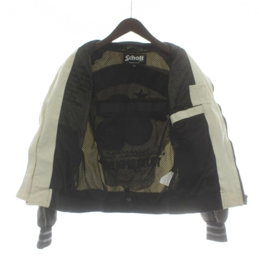 schott - ショット スタジャン ブルゾン アウター ロゴ ワッペン 刺繍