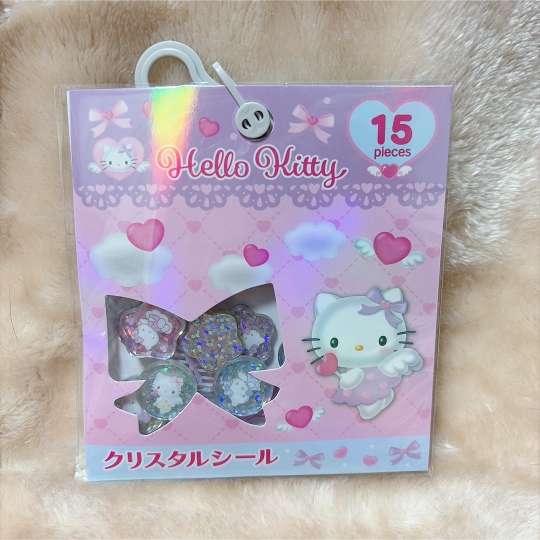 カミオジャパン - キティ エンジェル おはじきシール タイルシール