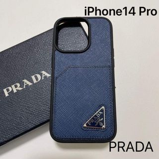 PRADA - PRADA プラダ iPhone12mini サフィアーノ ロゴ 三角プレート