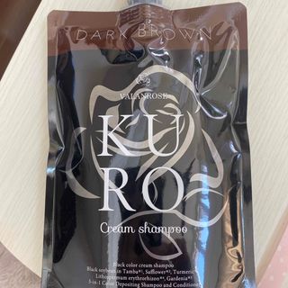 KURO - ﾌﾟﾚｾﾞﾝﾄ付2個セットバランスローズKUROクリームシャンプー