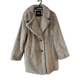 ZARA - 【ZARA】フェイクファージャケットの通販 by km's shop｜ザラ