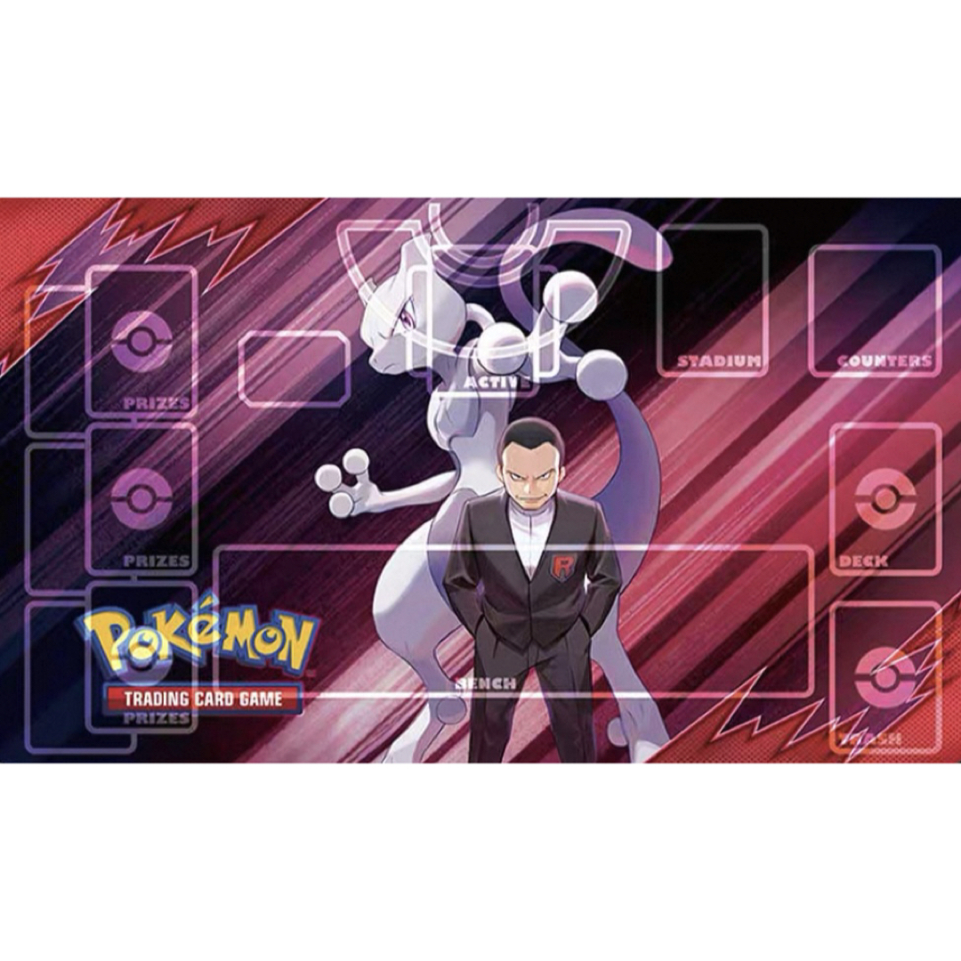 ポケモンカード プレイマット ロケット団のミュウツー サカキ プレマ