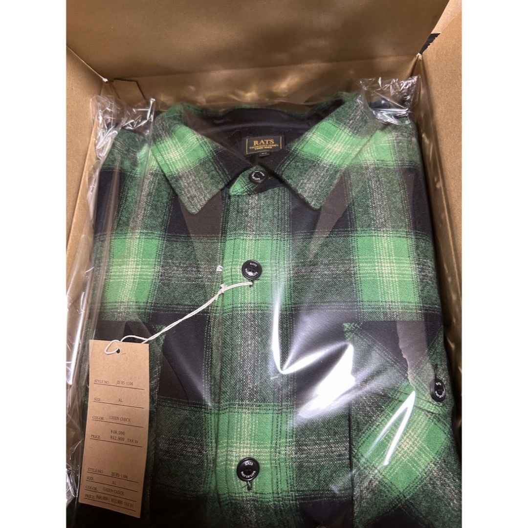 RATS - キムタク着 私物 RATS WOOL CHECK SHIRT JKT ジャケットの通販