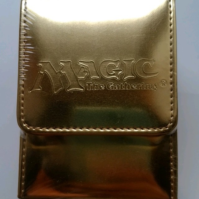 マジック：ザ・ギャザリング - mtg 未使用デッキケース ゴールド 金 の