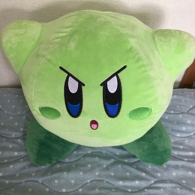 星のカービィ BIGぬいぐるみ グリーンの通販 by NIKO's shop｜ラクマ
