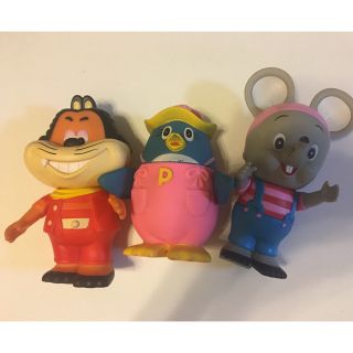 昭和のおもちゃ にこにこぷん ソフビ人形セット 難ありの通販 by