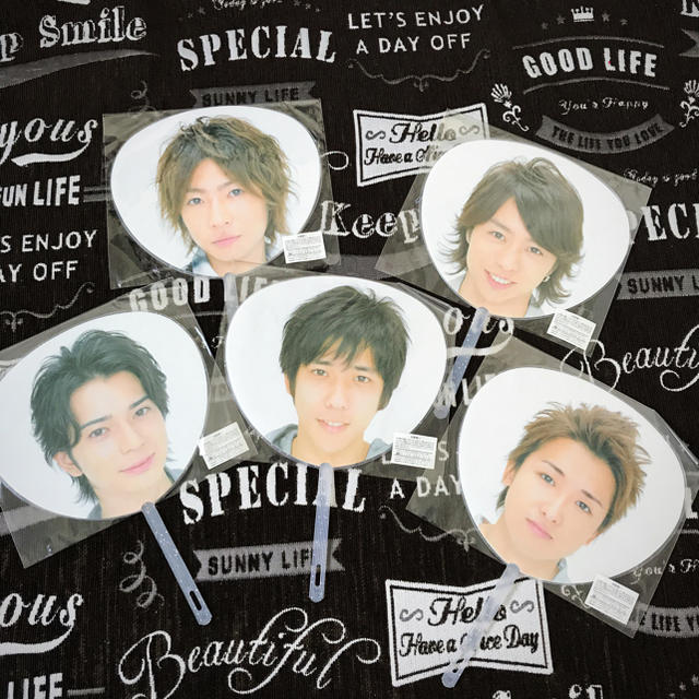 嵐 - 嵐 ツアーグッズ Time ミニうちわ 5枚セットの通販 by