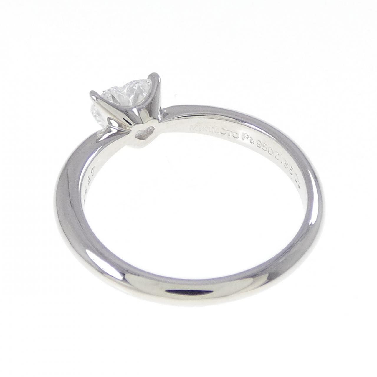 コメ兵｜ミキモト ハート ダイヤモンド リング 0.65CT｜MIKIMOTO