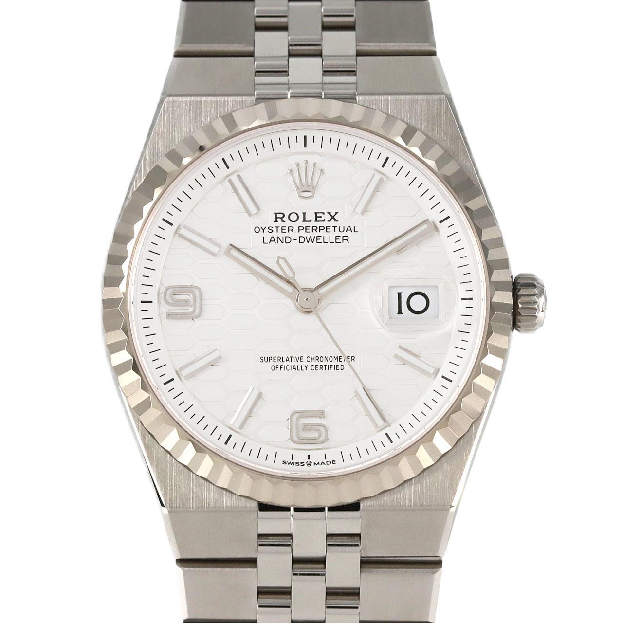 コメ兵｜ロレックス ランドドゥエラー 127234 SSxWG 自動巻 ランダム番