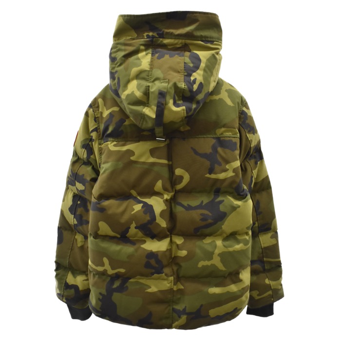 カナダグース ジップアップ フーデッド ナイロン ダウンジャケット