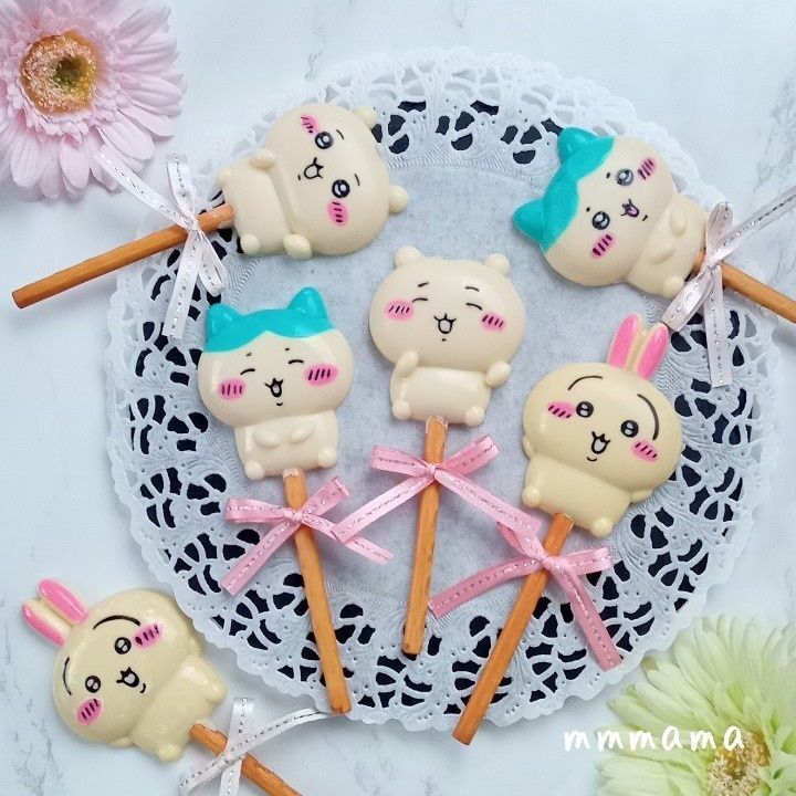 買うともらえる】ちいかわチョコレート型で作ってみた（2024）｜料理の