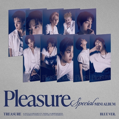 TREASURE SPECIAL MINI ALBUM [PLEASURE] (BLUE VER.)ASAHI : TREASURE